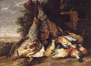 Jan  Fyt Dead Birds in a Landscape France oil painting reproduction